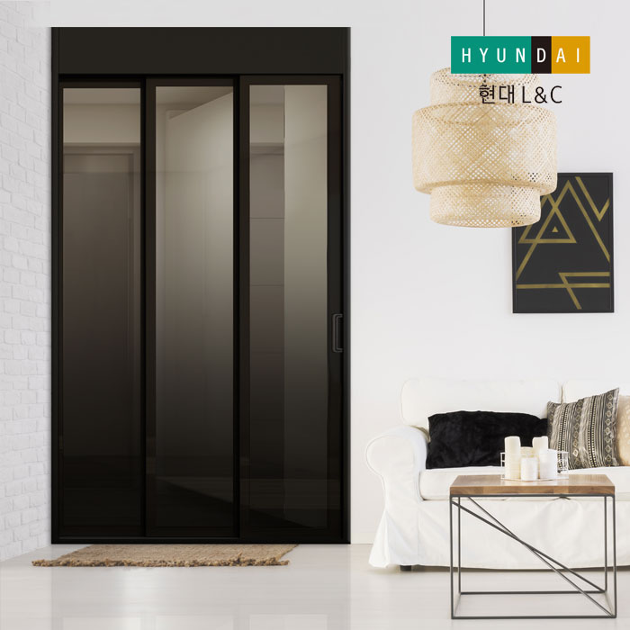 [신상품] 현대L&C 현대엘앤씨 VIEW 3연동 중문 시공