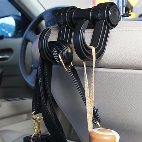 [신상품]에스에스무역 차량용 후크형 행거 일반, 차량정리 옷걸이 다용도걸이