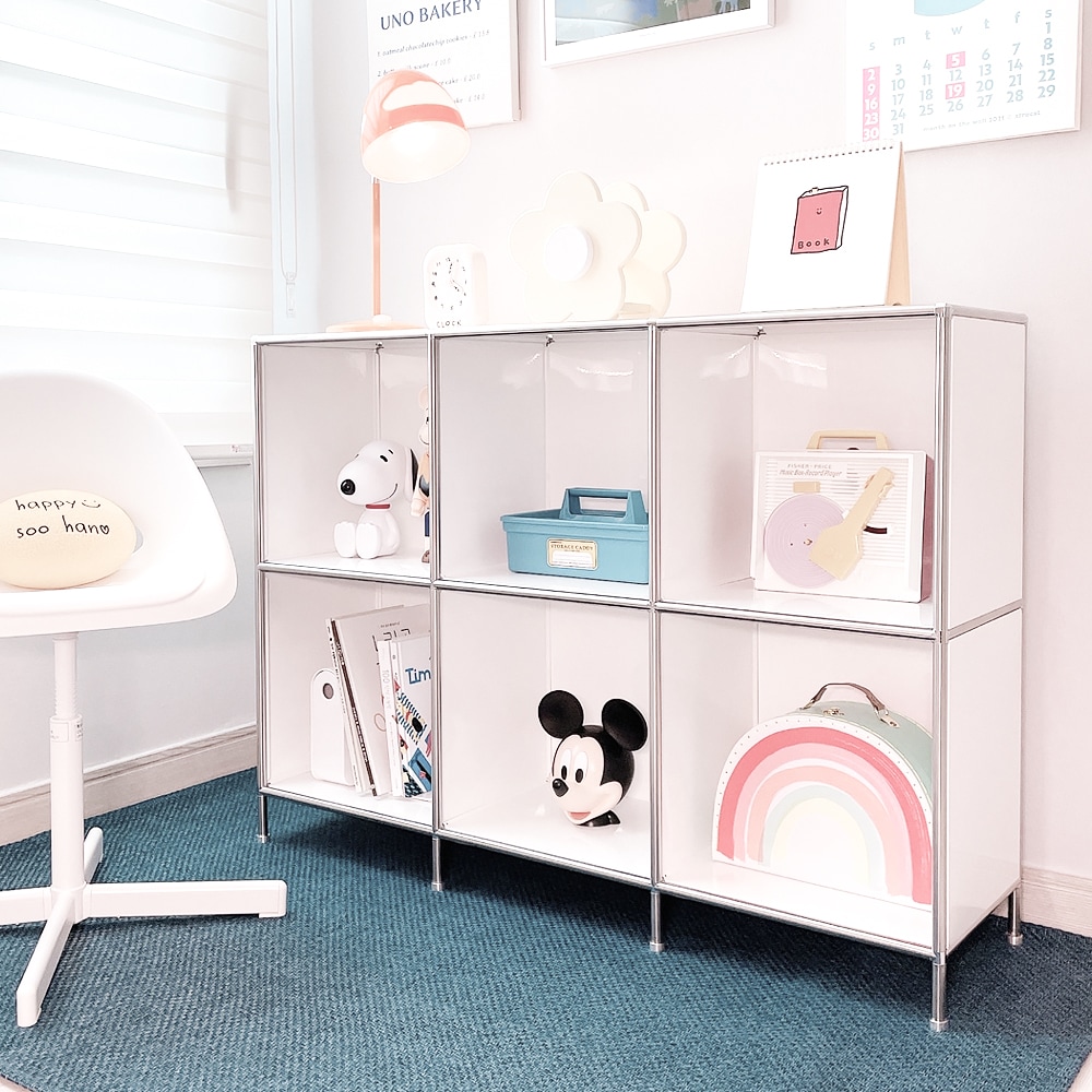 [아크리코][신상품]아크리코 RICO 360 3x2 리코 모듈 가구 책장 선반 교구장 거실장 9color - 책장형