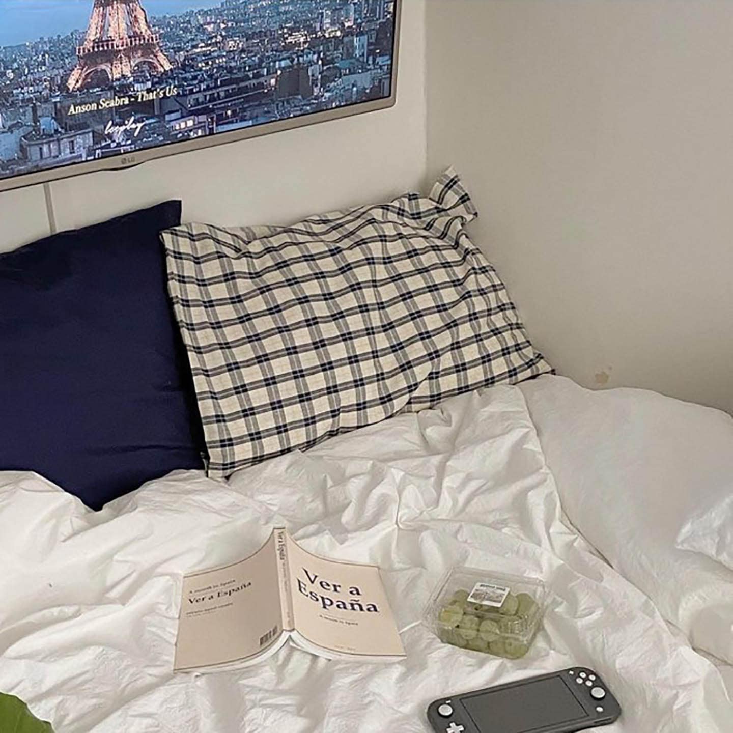 [신상품]코코니엘 빈 체크 순면 베개커버 (~2size)