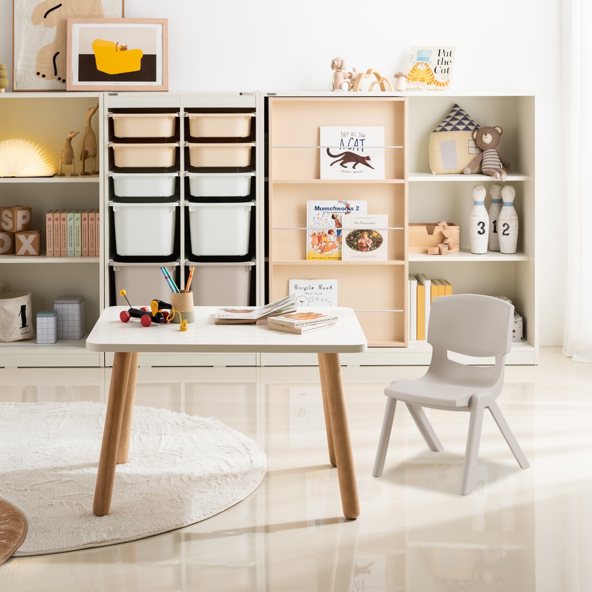 [신상품] 리바트 꼼므 800 아이책상의자세트