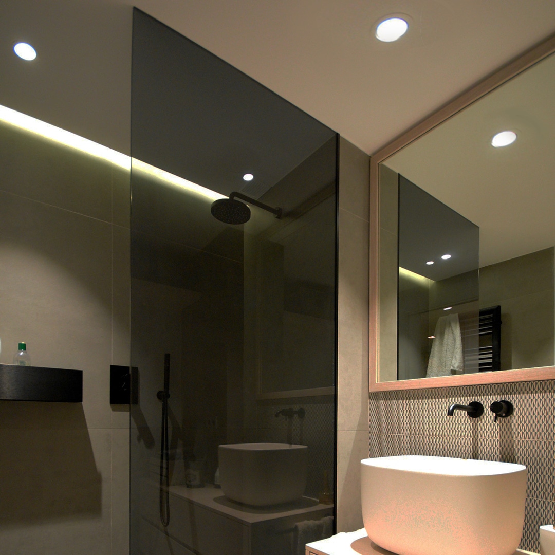 [신상품] 한양라이팅 LED한승6인치 욕실등(방습등)