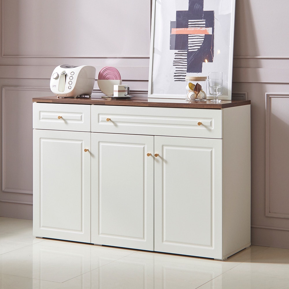 [신상품] 장인가구 다이닝 1200 주방수납장(서랍형)