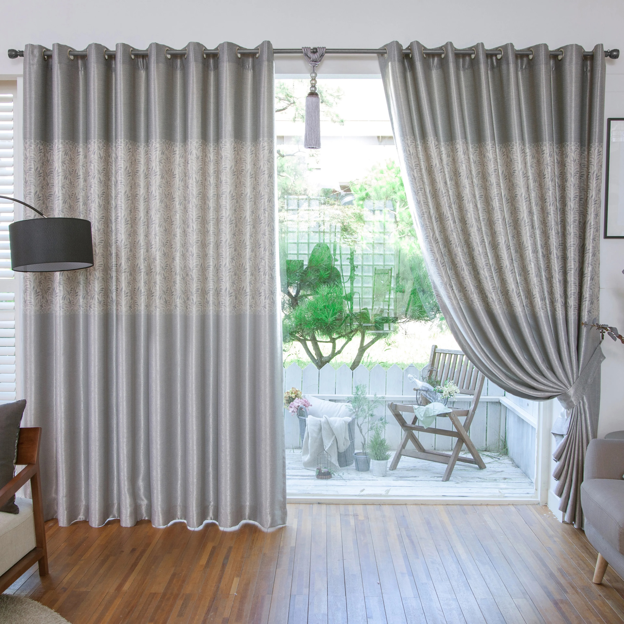 [신상품] 지나송 실리 프린트 암막커튼 4colors 4size