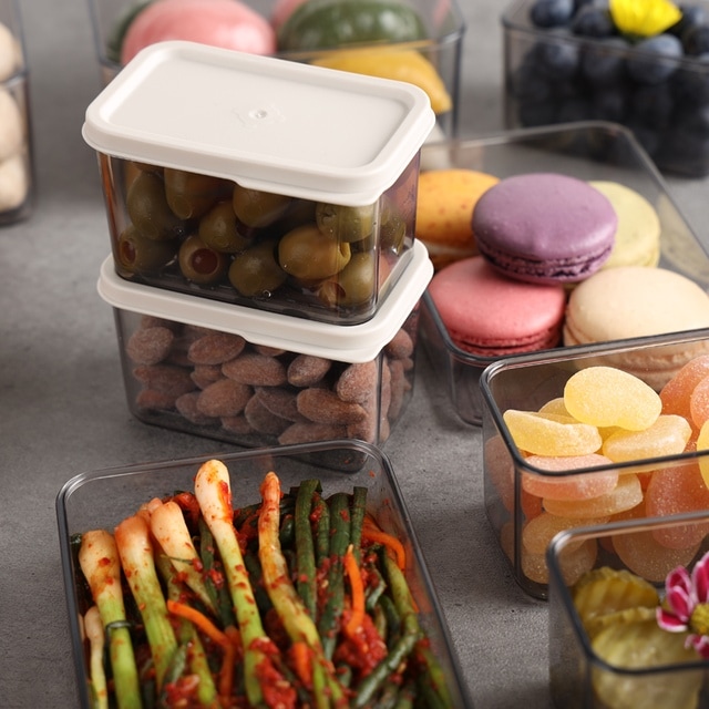 인콕 인콕 크린킵스 냉장고 정리용 투명 밀폐 보관용기 165ml 4개