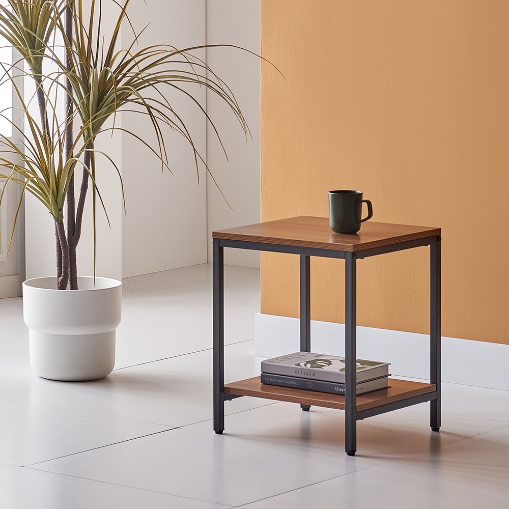 [신상품] 제퍼슨가구 딜란 2단 거실 사각 사이드테이블 2colors