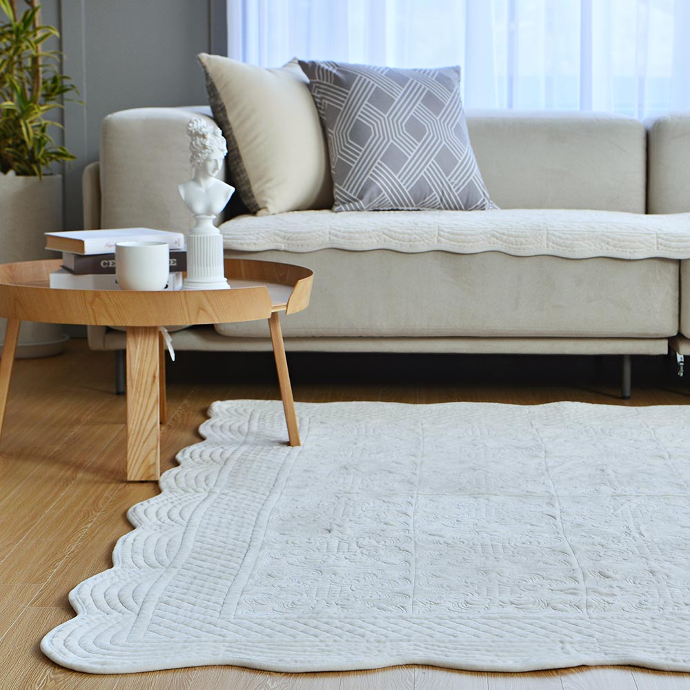 한일카페트 클로리스 극세사 워싱 러그 (스프레드겸용) 카페트 2size 3colors - 멜란지그레이_160x210 