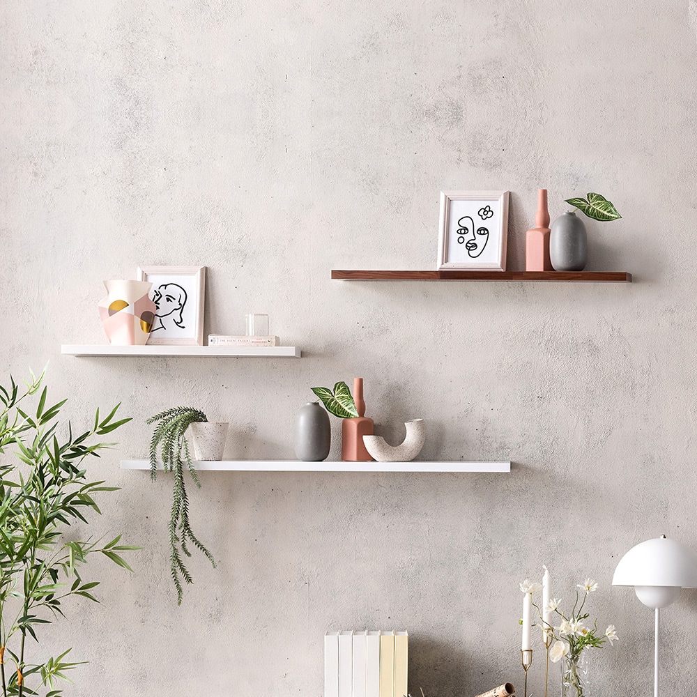 [오늘출발] [신상품] 리센트 빌트 무지주 벽선반 600