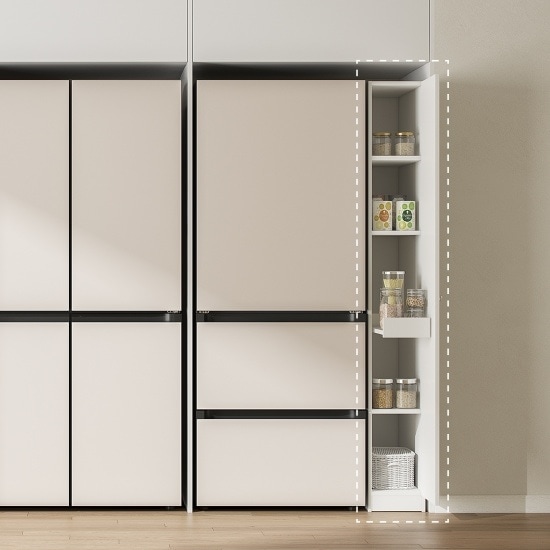 한샘 모디 주방수납 틈새장 25cm 