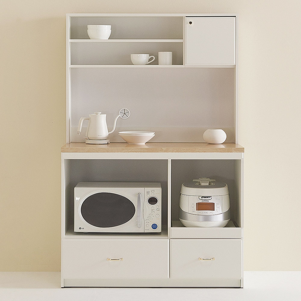 스칸디무드 쿠스토 1000 광파오븐 렌지대 밥솥 전자렌지 수납장 