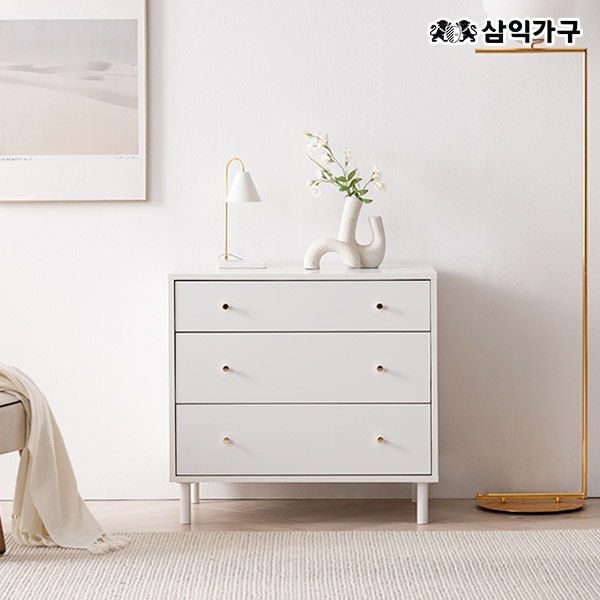 삼익가구 밀로 800 3단 서랍장 