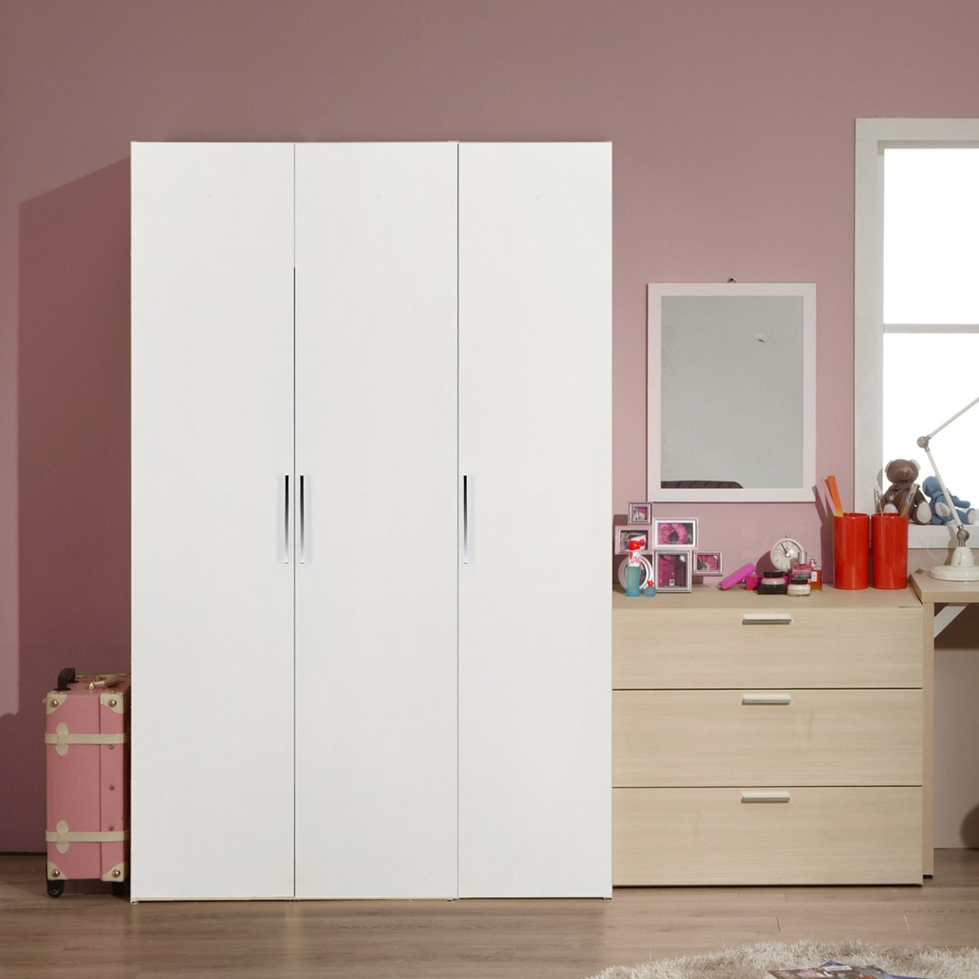 한샘 샘베딩 베이직 옷장세트 120cm(높이194cm) 행거형 