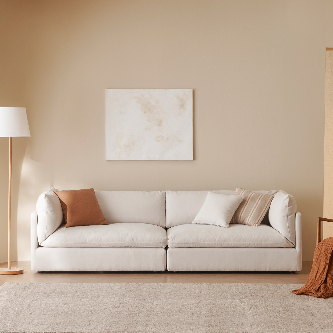 [신상품] 한샘 보네르 모듈형 패브릭소파 4인용 3 colors