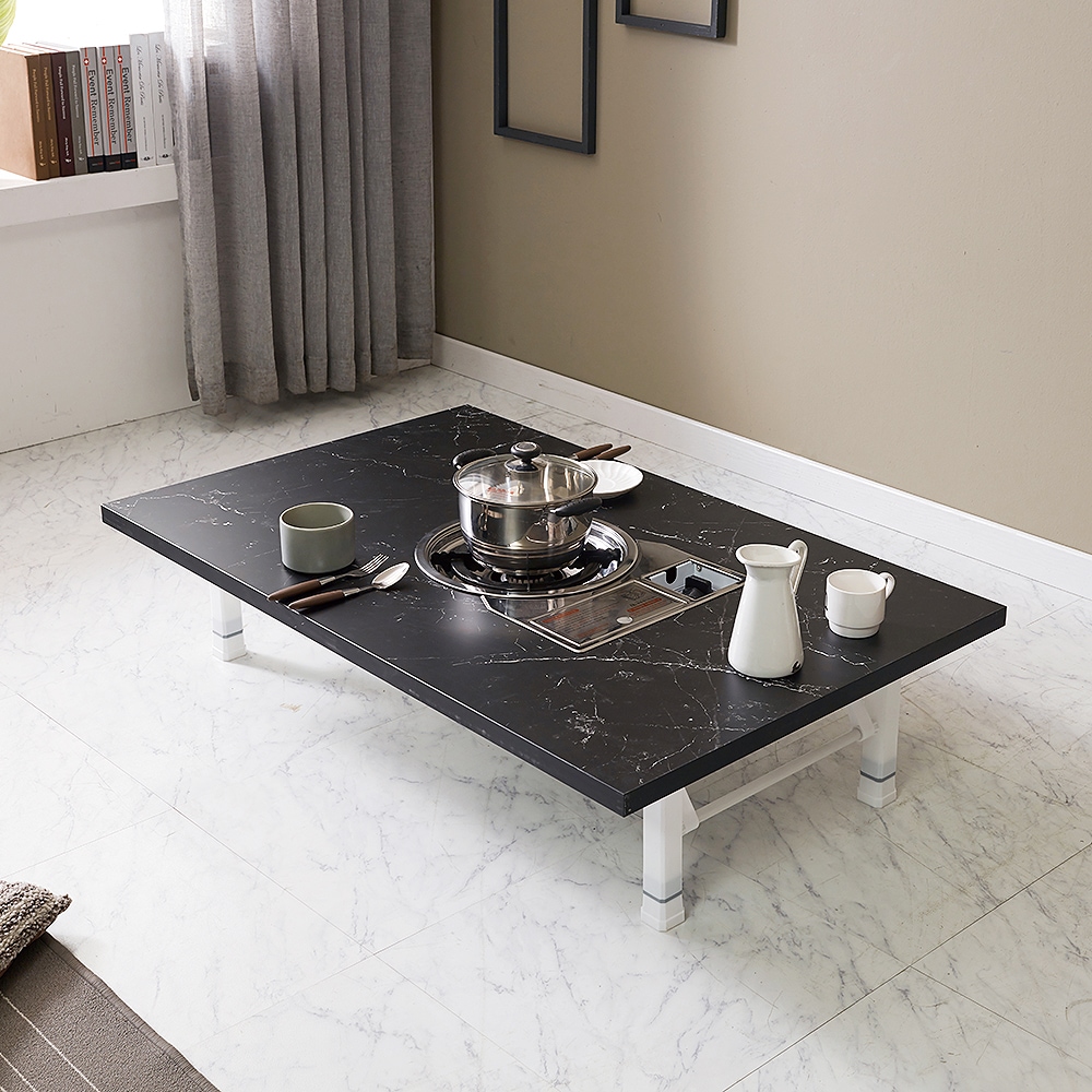 심포니디자인 좌식용 접이식 4인 고기불판 테이블 1200x750 