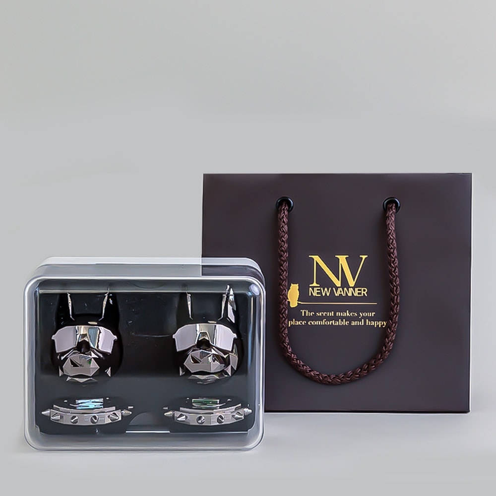 뉴베너 내차안에 백돌이 차량용 방향제 선물패키지(1+1)