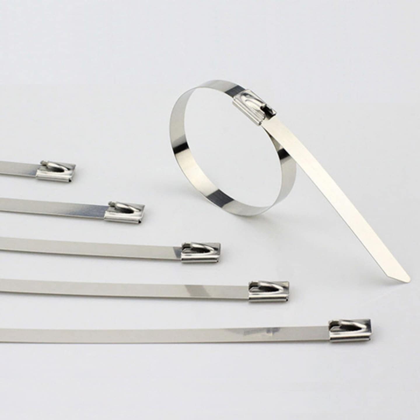 706하우스 스텐 케이블 타이 10개 스틸 레스 메탈 철 철제 쇠 내열 서스 실외기 고정 금속 밴드