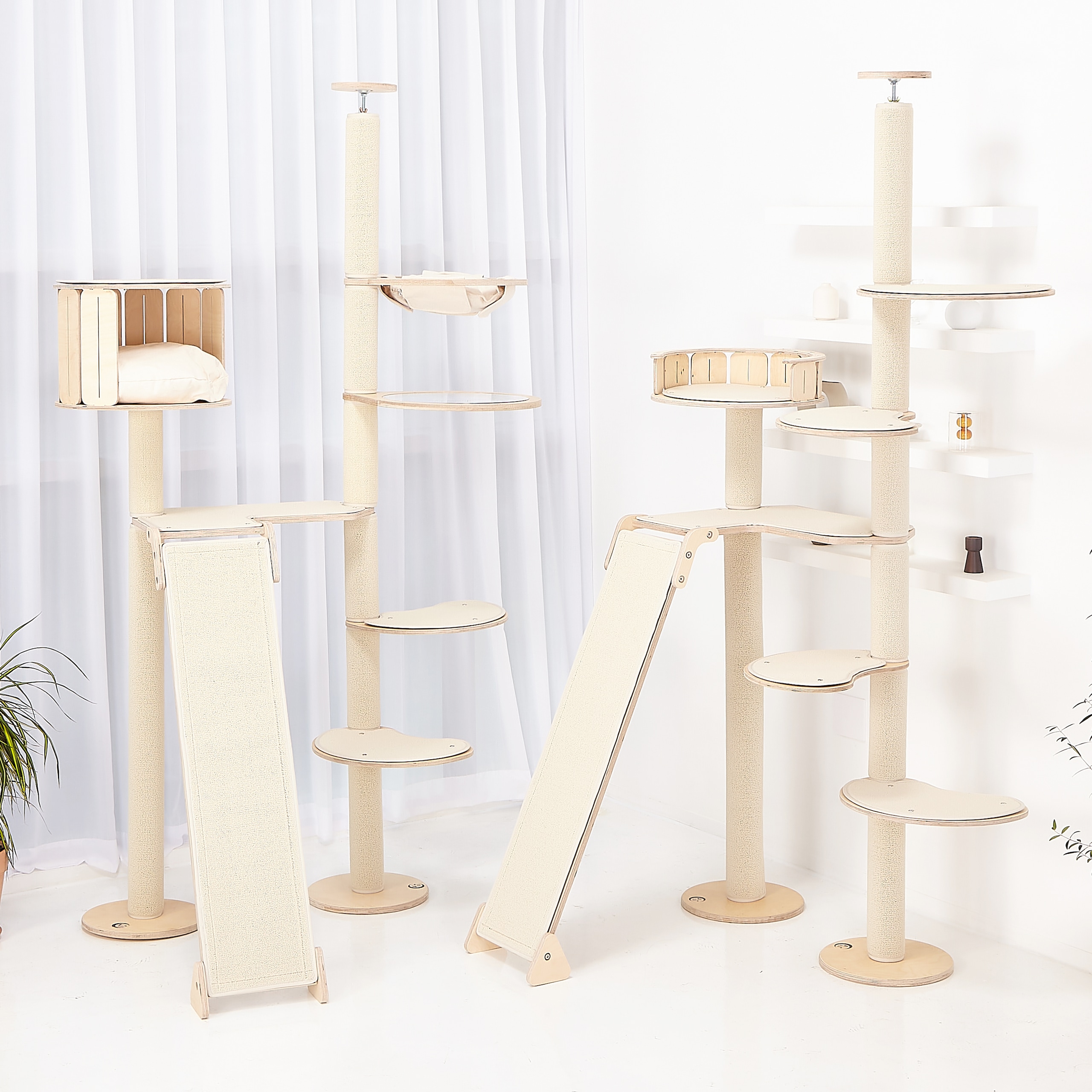 [신상품]캣츠드림 고양이 원목 캣폴 캣타워 하프폴 set