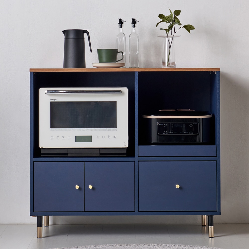 [신상품] 가온퍼니처 아티스 광파 와이드 렌지대 전자렌지 수납장 4colors