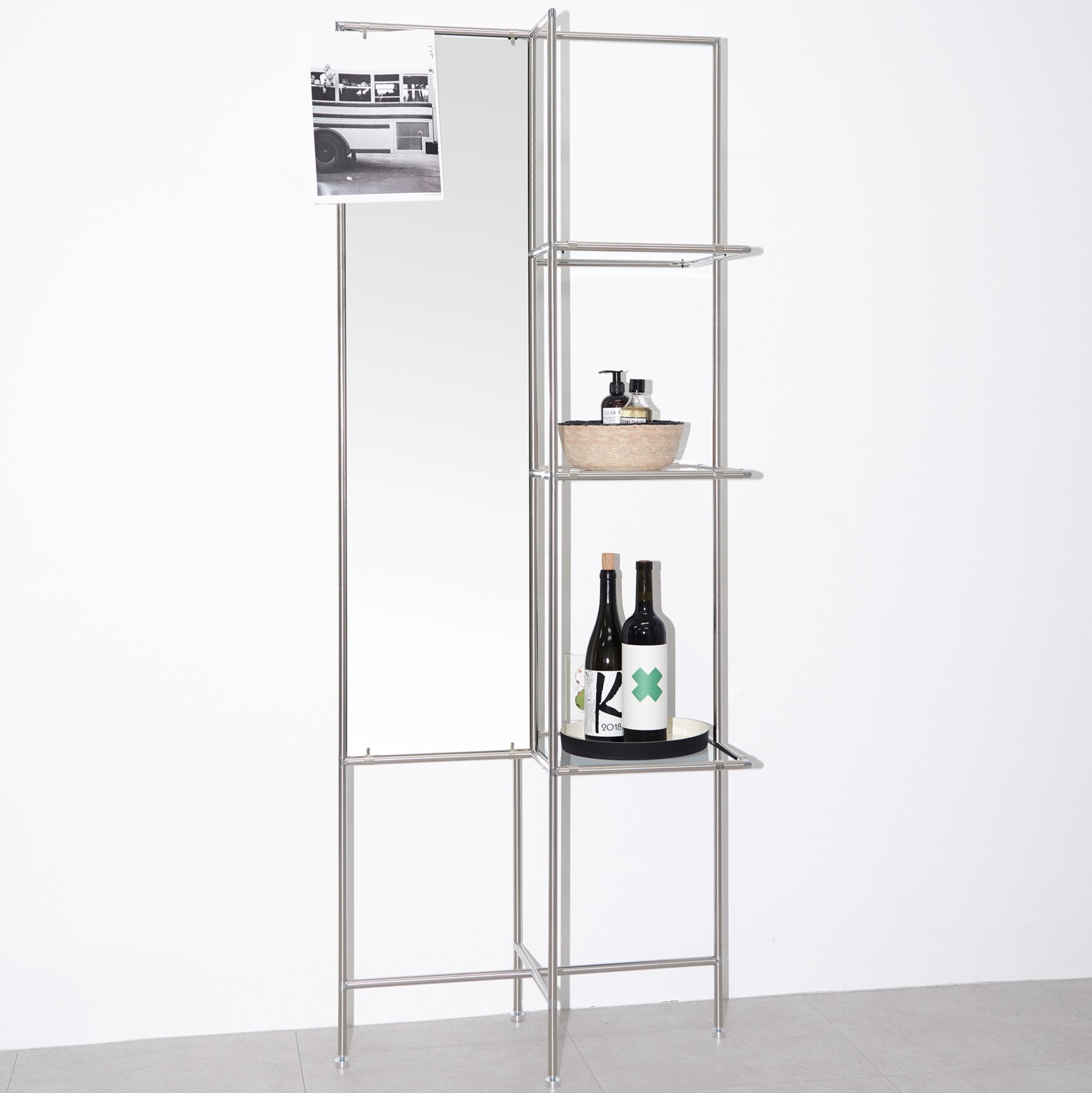 [신상품] 30sense 모듈가구 전신거울 3단 장식장 30/024 (유리 컬러 선택 가능)