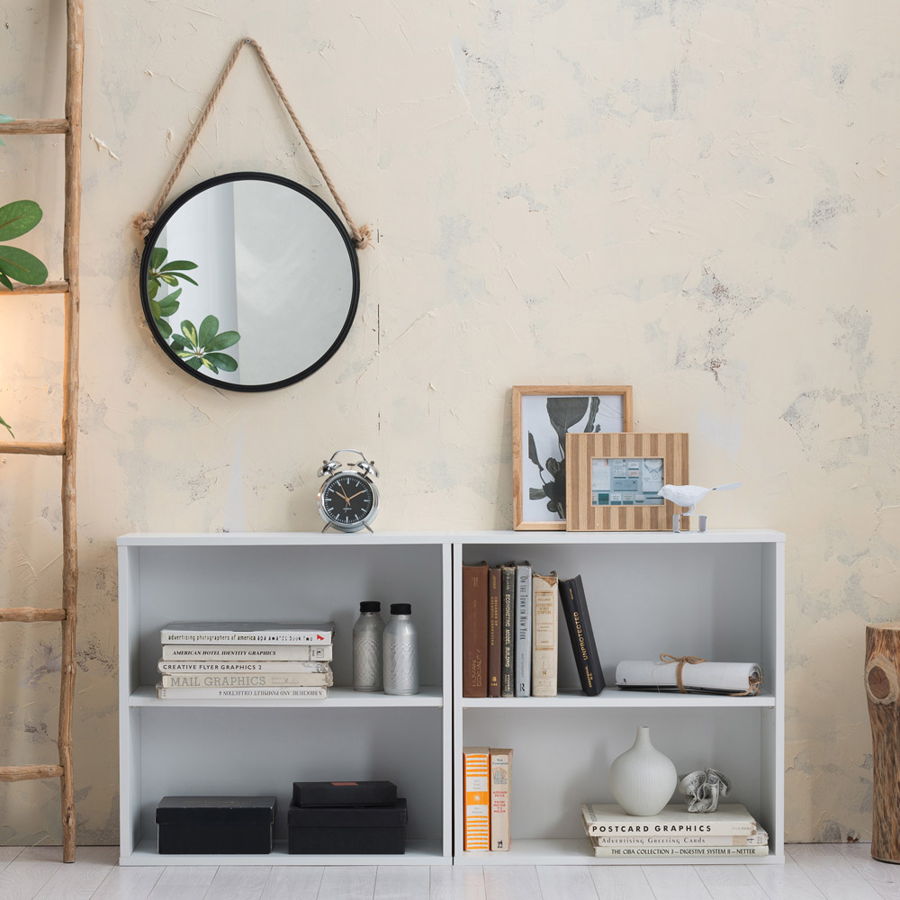 리센트 칸조절책장 2단 책장 2개set 