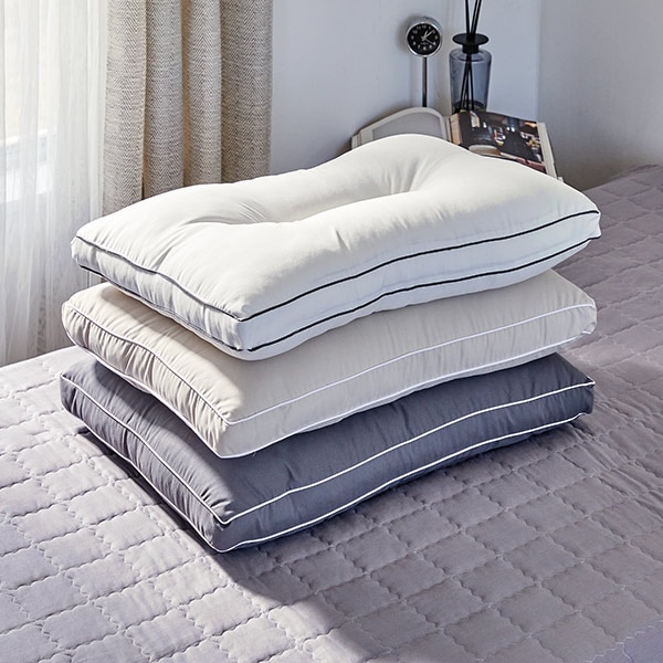 모던하우스 국내산 커버가 필요없는 경추굽베개 2size 7color - 03_경추굽베개 50X70 네이비 