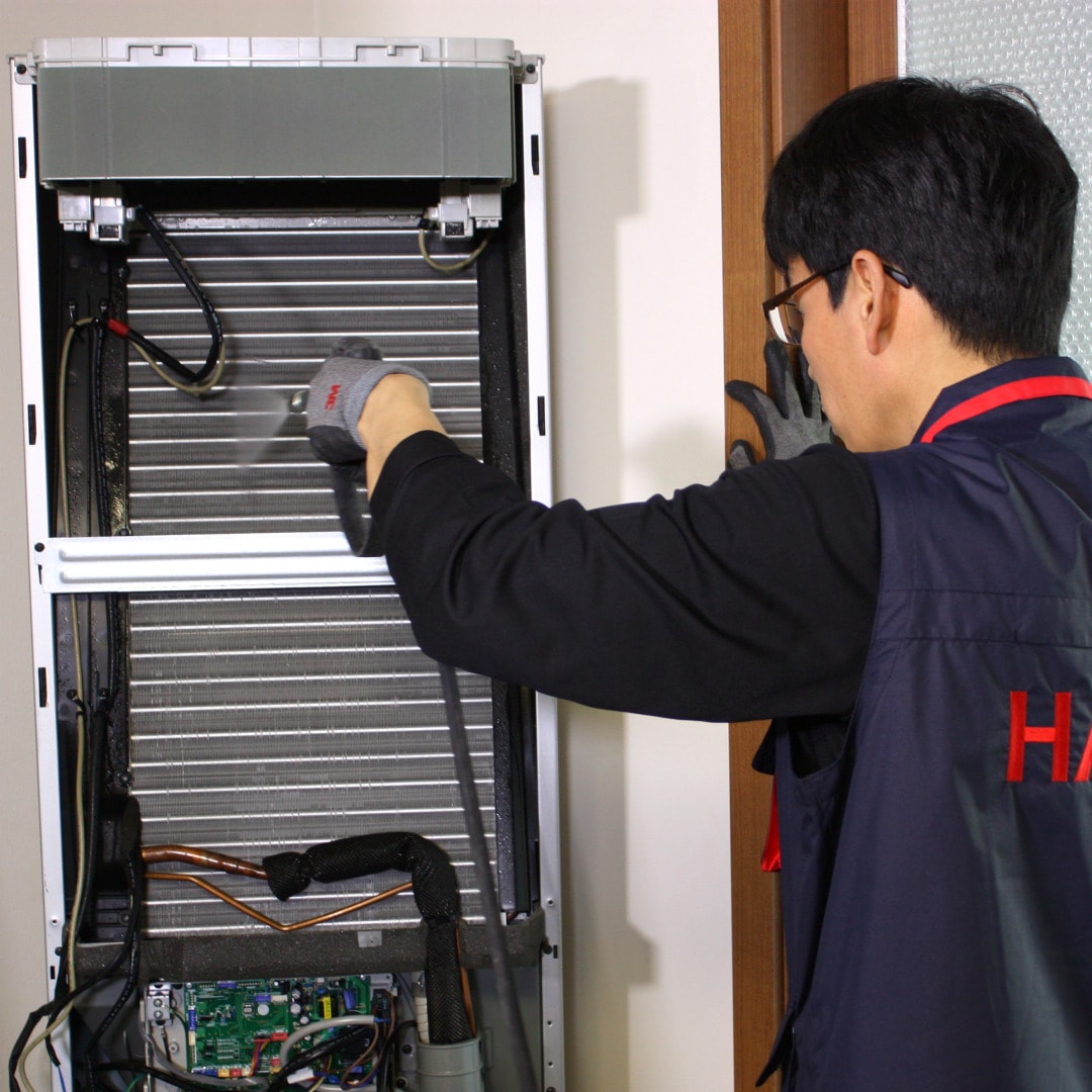 [신상품]한경희홈케어 프리미엄 에어컨 분해 청소 / 벽걸이, 스탠드, 천장형 냉난방기 - 스탠드 업소용 중형(50평미만)