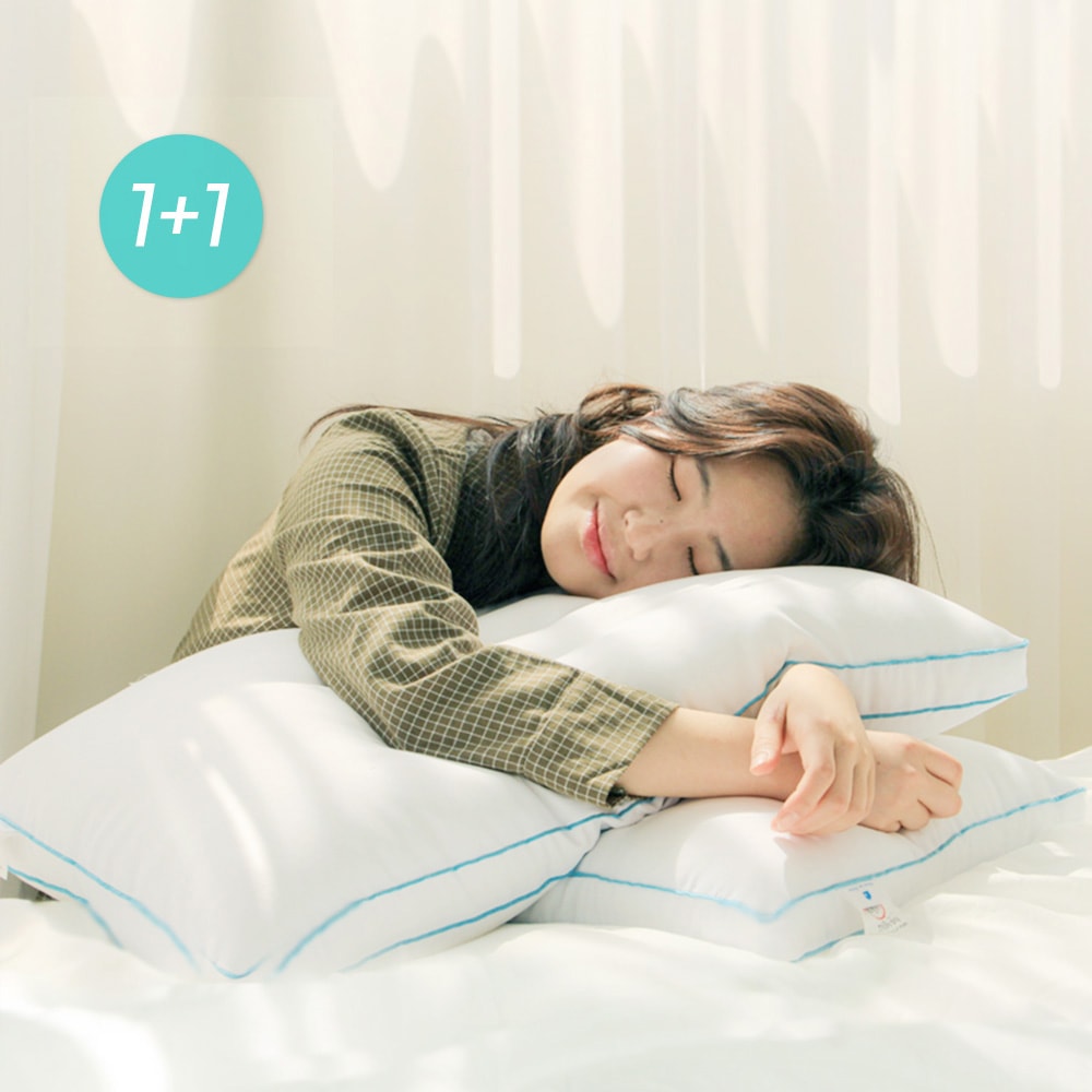 [중고]홈인홈 [리퍼] 1+1 뒤척임이 편한 저데니아 다운필 낮은 경추 베개 K32ref