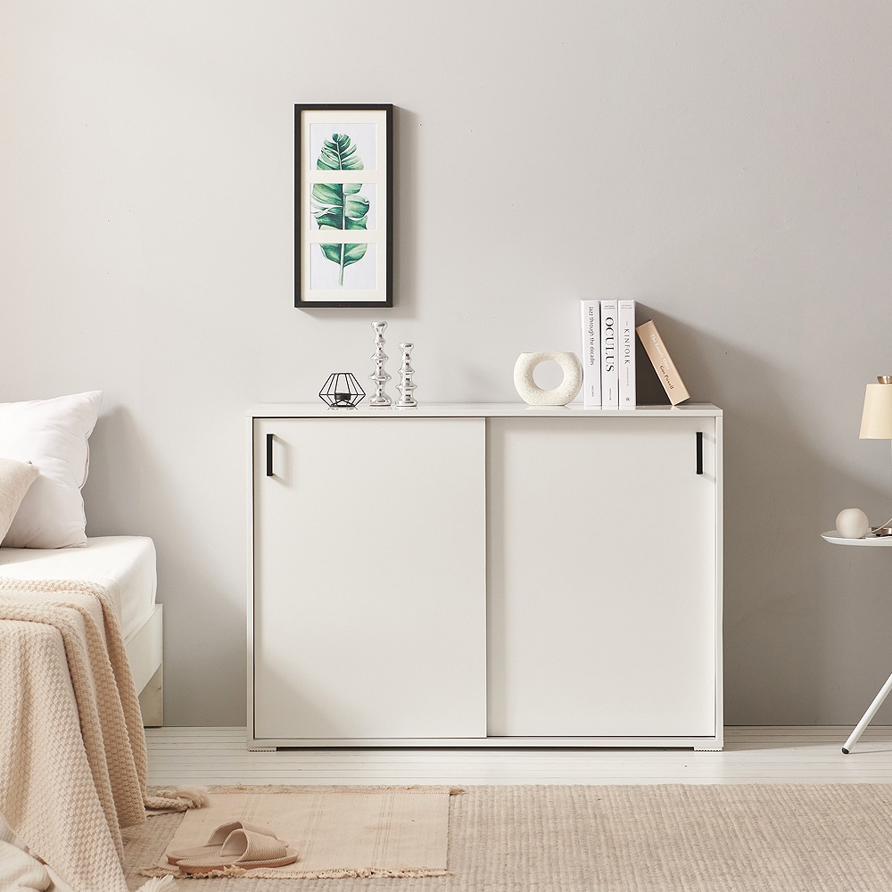 [신상품]리아즈하우스 디어 쓰임새 좋은 1200 슬라이딩 수납장 LNE002C