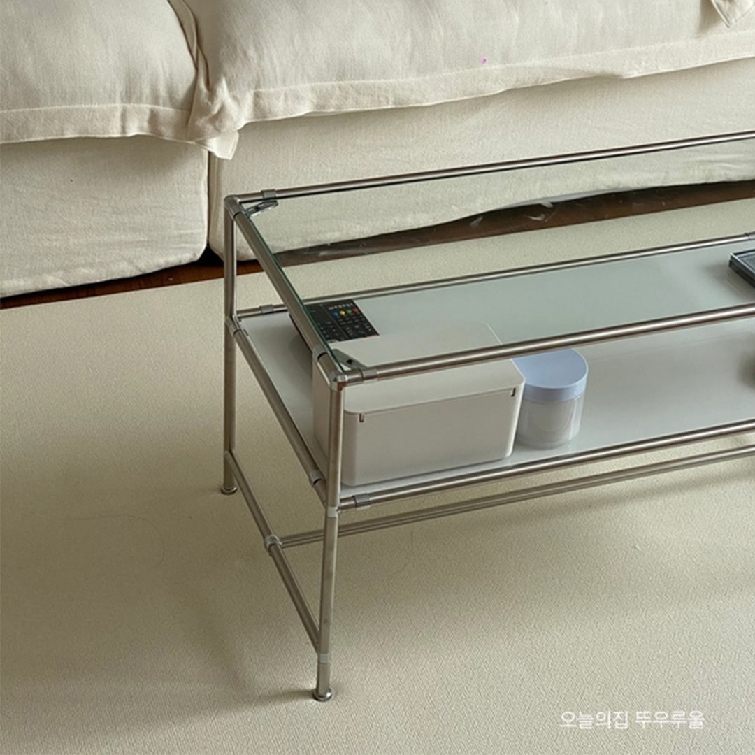 [공원컴퍼니][신상품]공원컴퍼니 모듈 W800 2단 직사각테이블 11colors