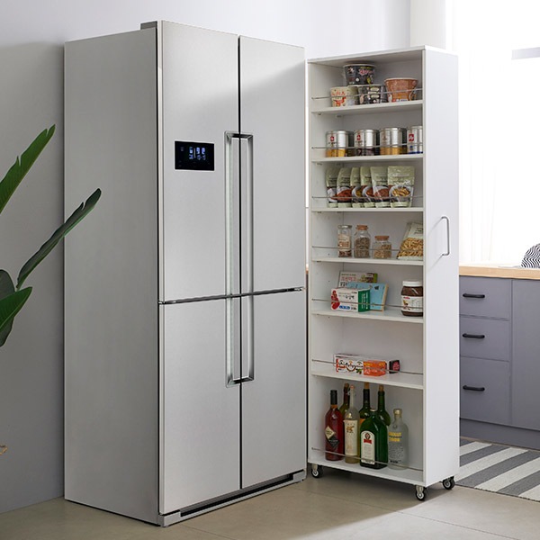 엣지퍼니처 슬림 240 틈새 수납장 냉장고 틈새장 2colors 