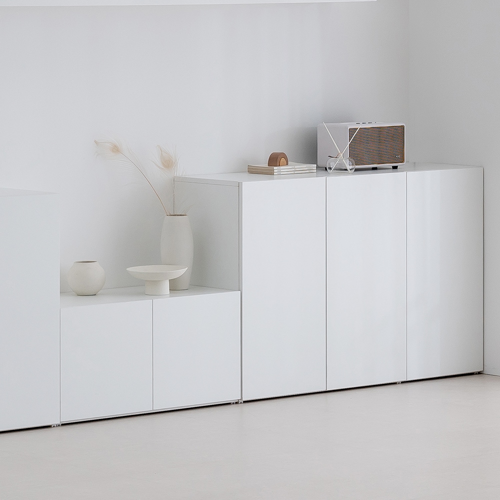 [신상품] 포더홈 플레인 E0 낮은 수납장 800 4colors