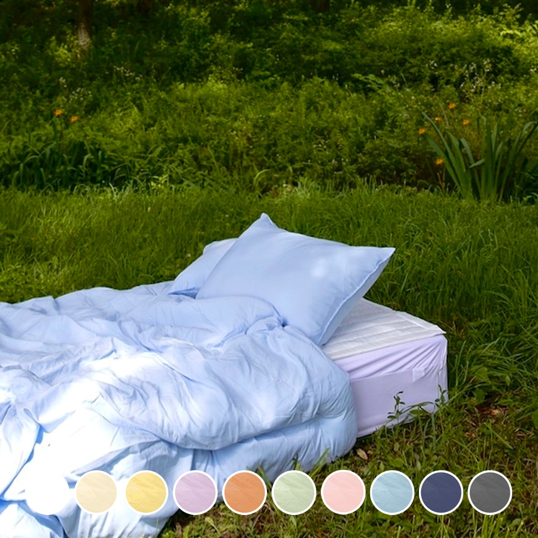 픽켄드 정말 몽글몽글한 두부이불 차렵이불(단품) 20colors - 퓨어 화이트_한파용 Q/K 두부이불 단품 