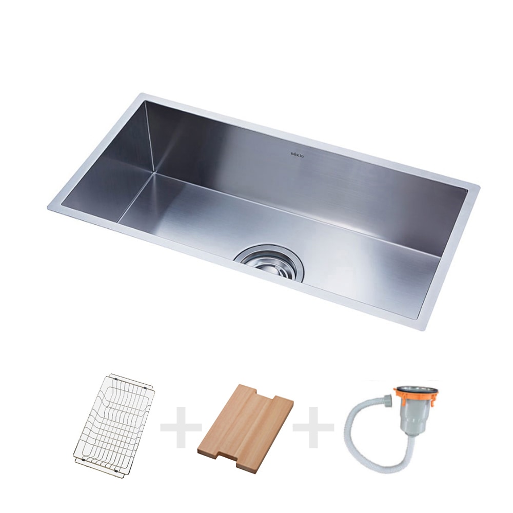 [신상품]백조씽크 SQSR950 대형 사각싱크볼 와이어바스켓 도마 구성 사각볼 교체 (시공대행)