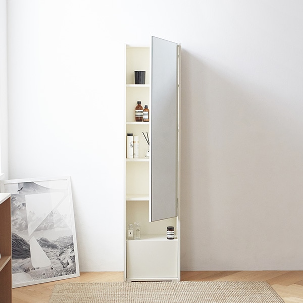 모노폴리오 루나 전신거울 수납 화장대 3colors 