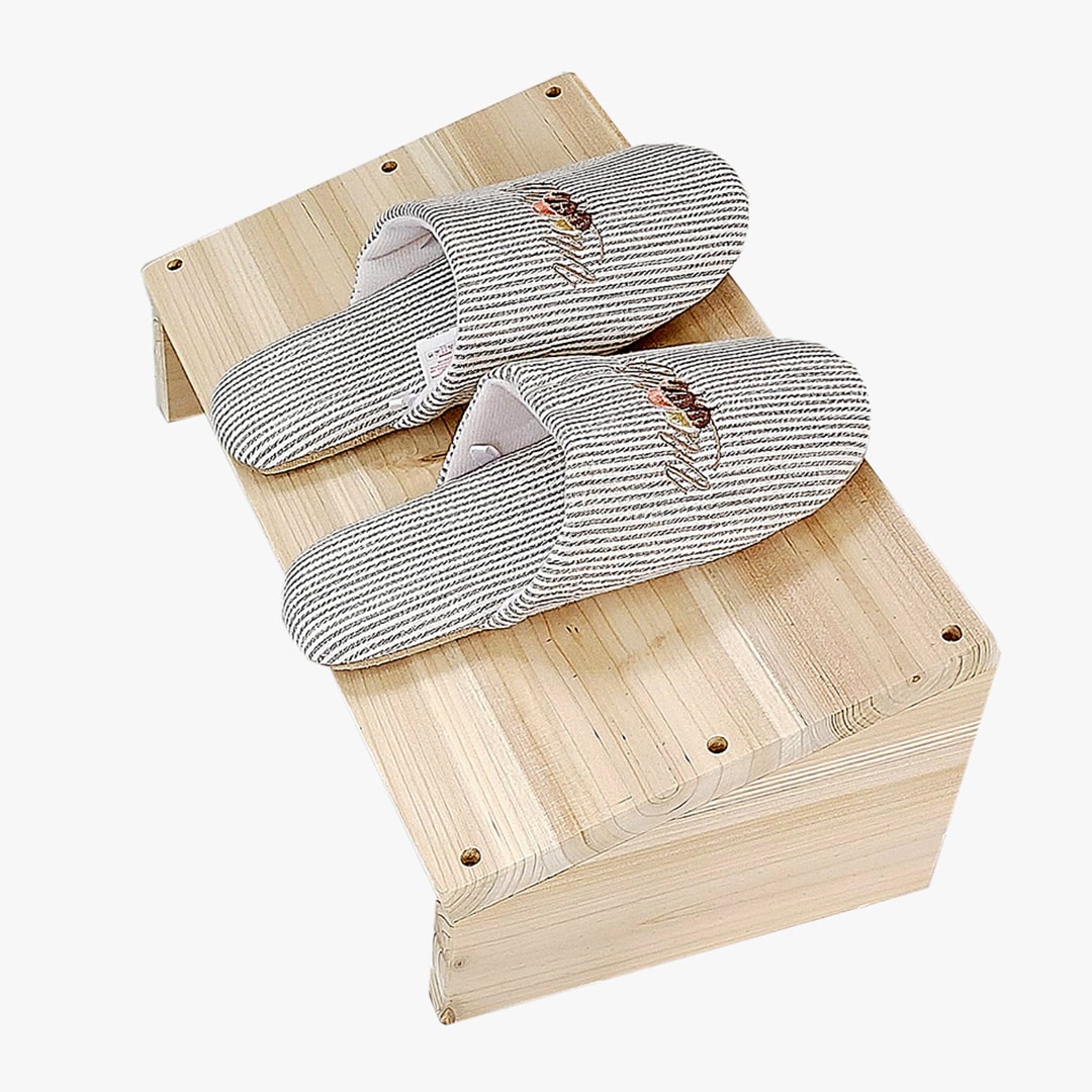 [신상품] 스토니처 원목 발 받침대 사무실 책상 의자 발판 풋레스트 F02