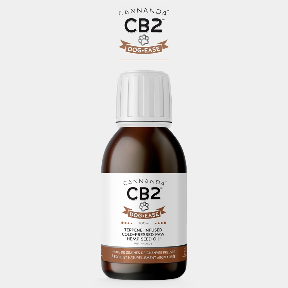 CANNANDA 테르펜 함유 햄프씨드 오일 CB2 100mL 강아지 오메가3&6 피부/관절 영양제