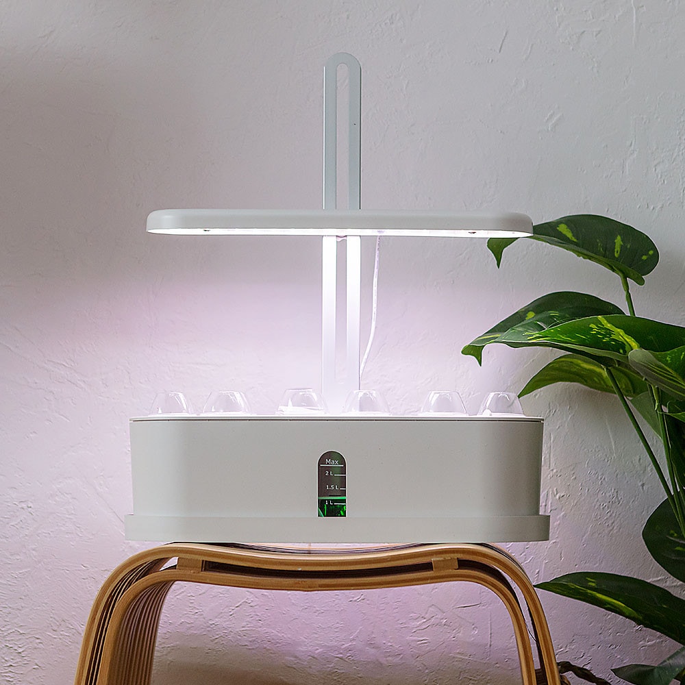 스마토이 가정용 LED 식물 수경 재배기 + 추가 스펀지 10개 스마트팜 새싹 상추