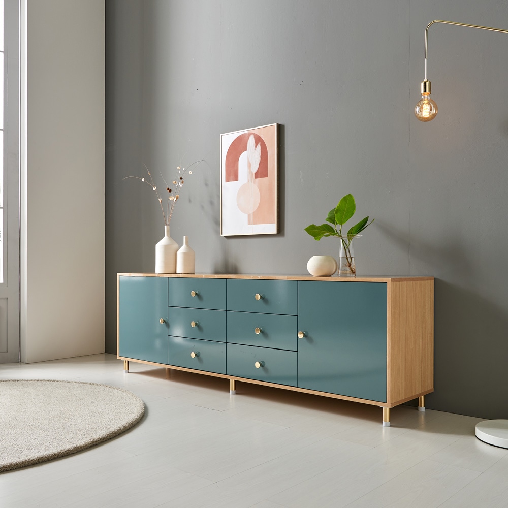 퍼니아트 코크 TV다이 거실장 1800 4colors