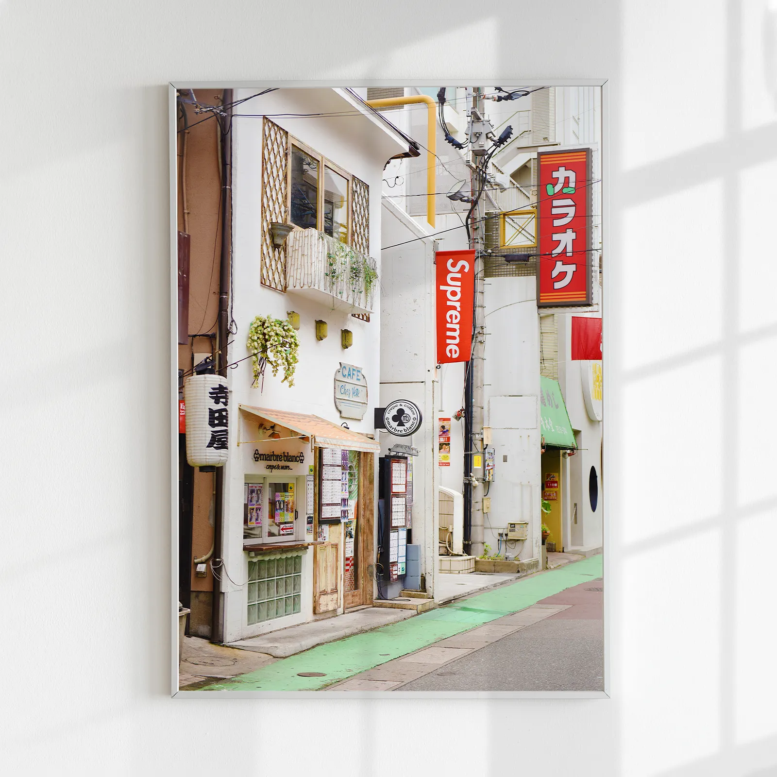 [신상품]더블에프컬러랩 KARAOKE 사진 작가 포스터 액자 인테리어 아트 실사 여행 모던 감성 인쇄 출력