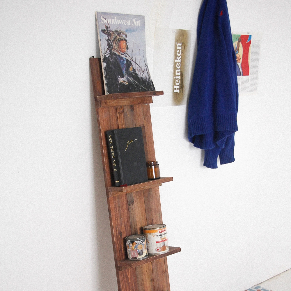 [피터의작업실][신상품]피터의작업실 세미빈티지 원목 북타워 북선반