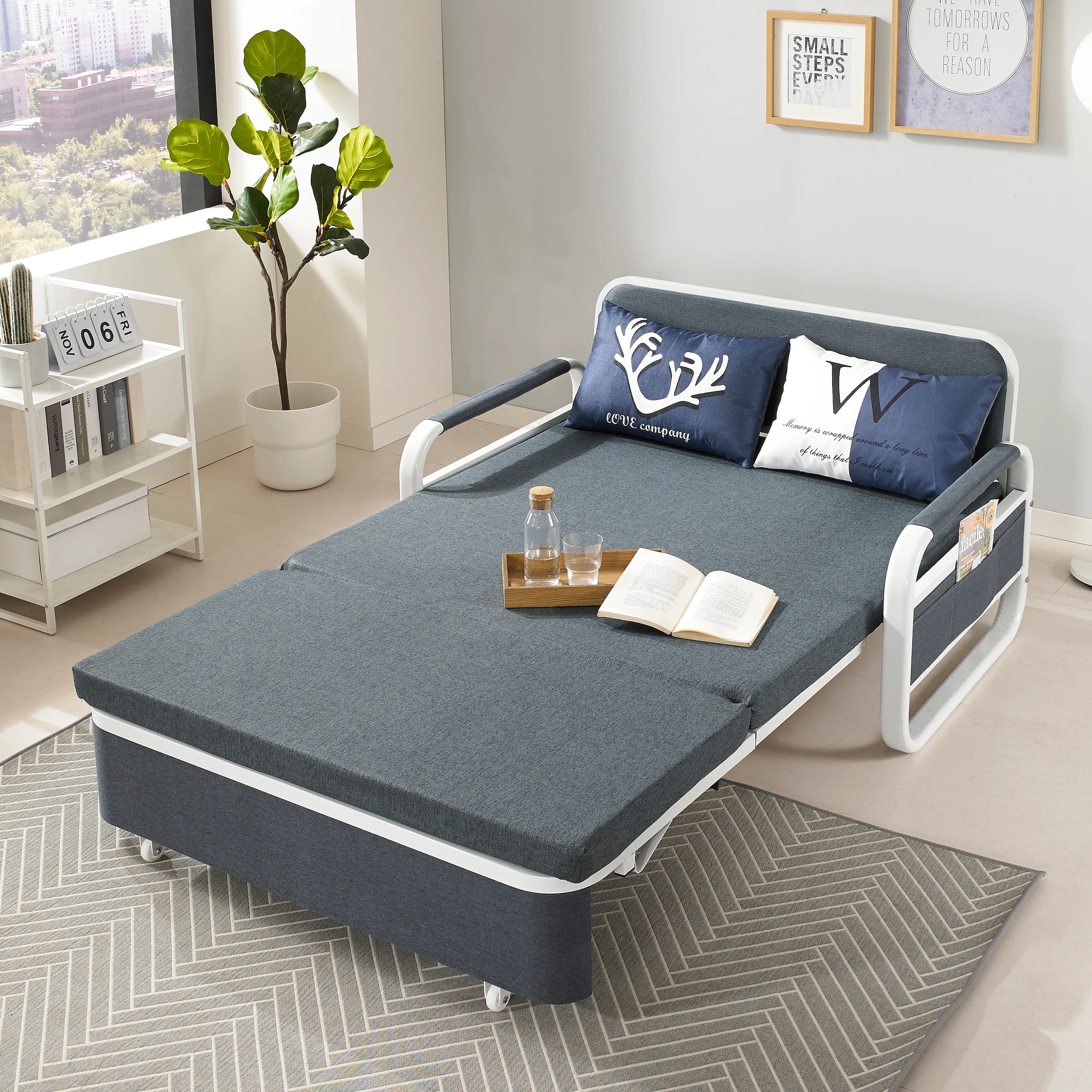 모든갤러리 접이식 심플 소파베드 2size 3colors 