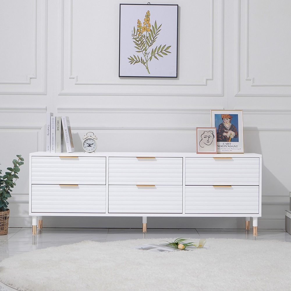 [신상품]DF동서가구 헤르베 1500 2단 서랍 6칸 수납 거실장 TV장 티비장 3colors