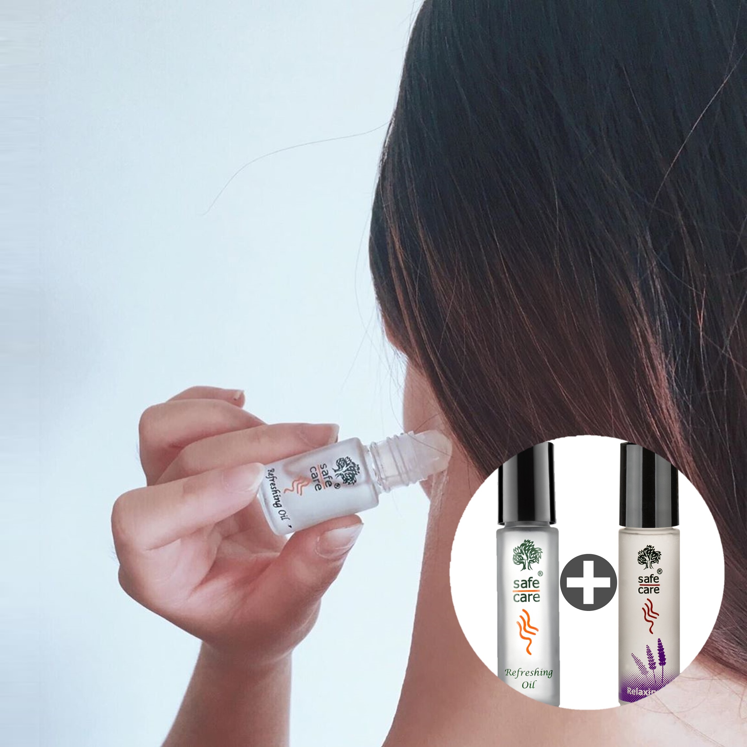 세이프케어 코리아 1+1할인 '1억병'판매 밤샘/수험생입소문템 잠깸/푹잠 아로마 오일 롤온 테라피 멘톨 허브