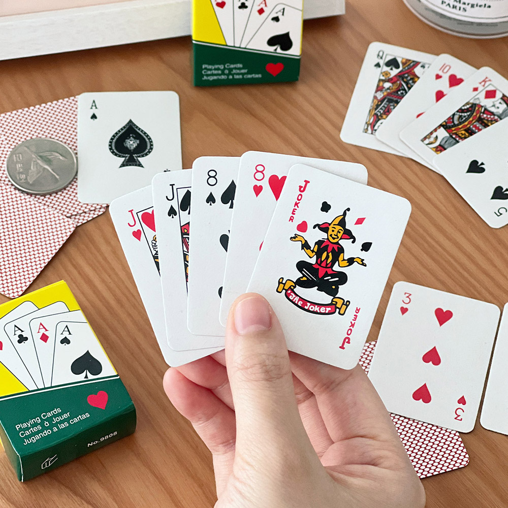 [오늘출발][신상품]이이공브이샵 소인국 포커 여행용 카드놀이 화투사이즈카드