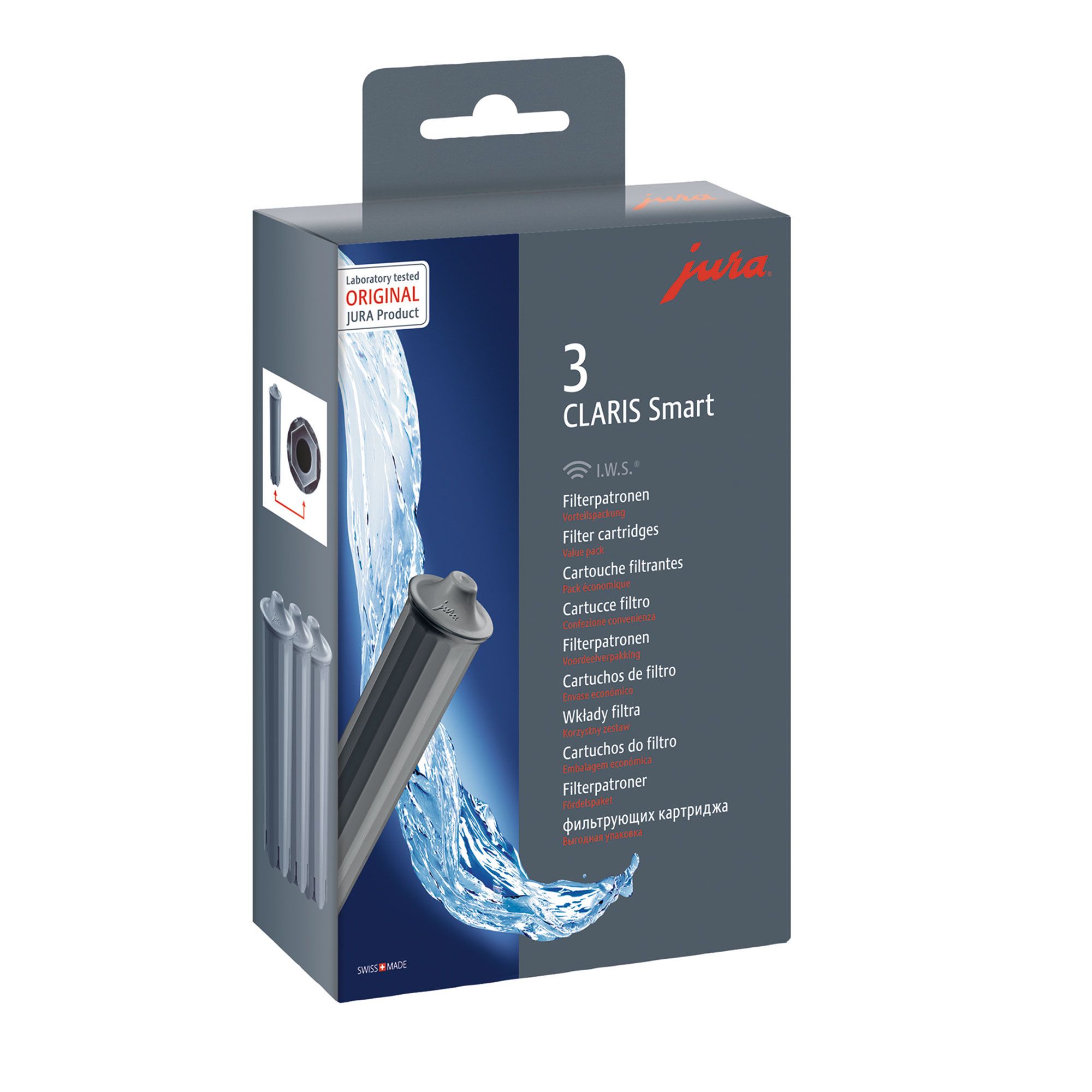 [해외] 유라 [해외] 커피머신 클라리스 스마트 필터 정수필터 3개입 세트(71794)