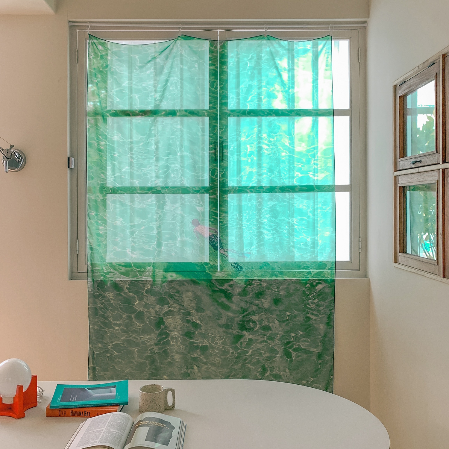 멜팅스튜디오 느긋한 오후의 기록, 쉬폰 패브릭 포스터 / 107 Oasis Dream 4/142-225