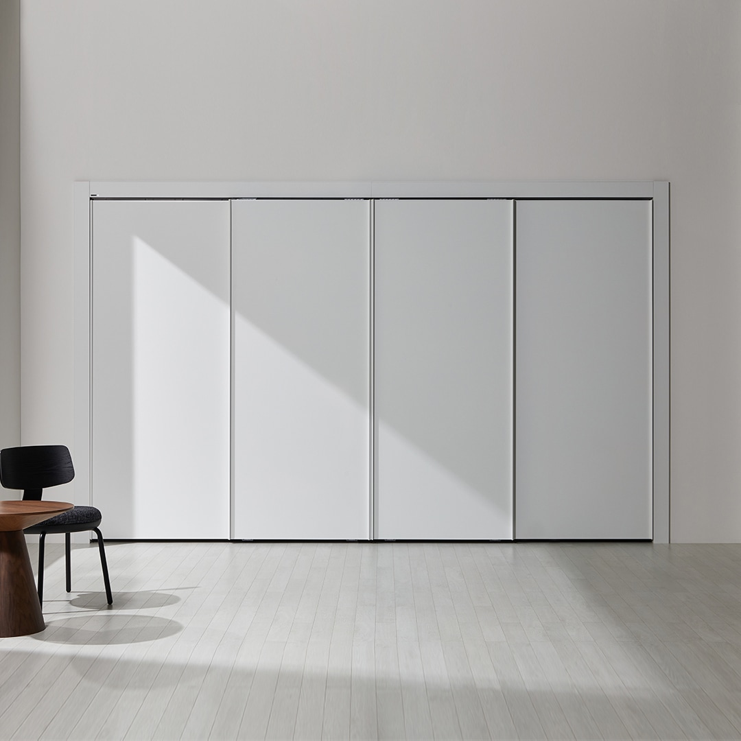 [신상품] 한샘 한샘몰pick 솔리에 밀로 마일드 댐핑 슬라이딩 붙박이장 210~360cm (길이선택) - 모노화이트_240cm(B)