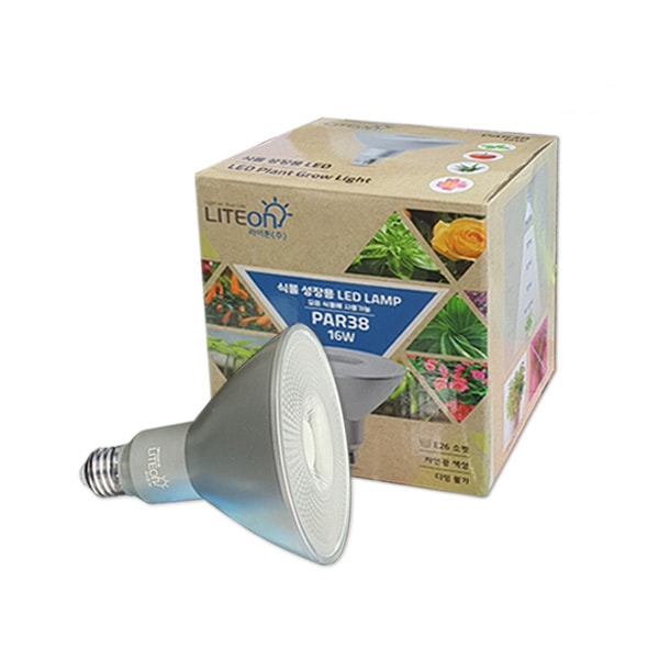 라이톤 LED식물재배등 식물등 식물램프 PAR38 16W (E26) 