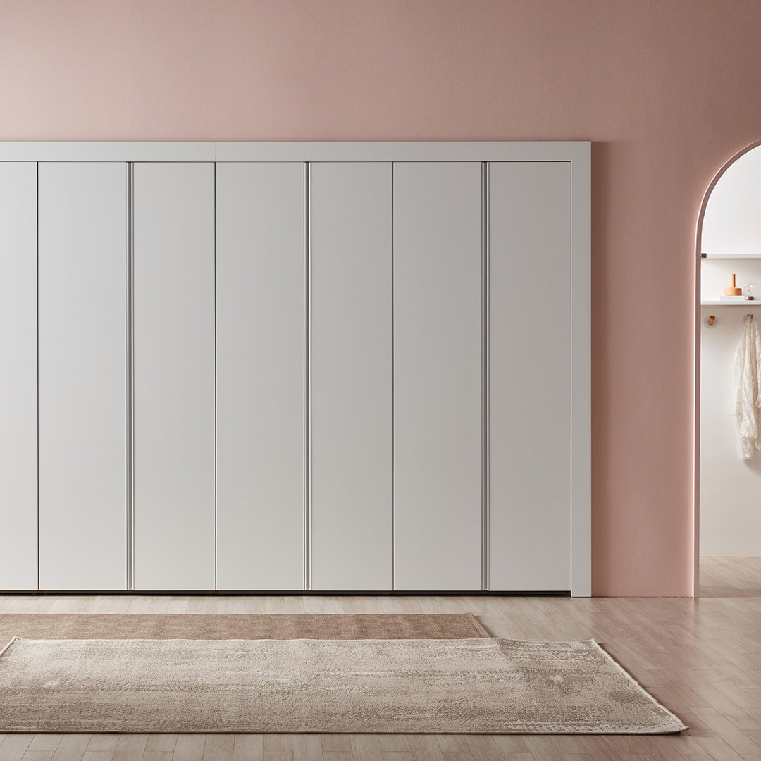 한샘 한샘몰pick 솔리에 밀로 프레스티지 무광 붙박이장 210~360cm 2colors - 모노화이트_330cm(E)