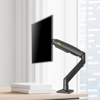 노스바유 NB F100A 싱글 고중량 모니터암 거치대 블랙